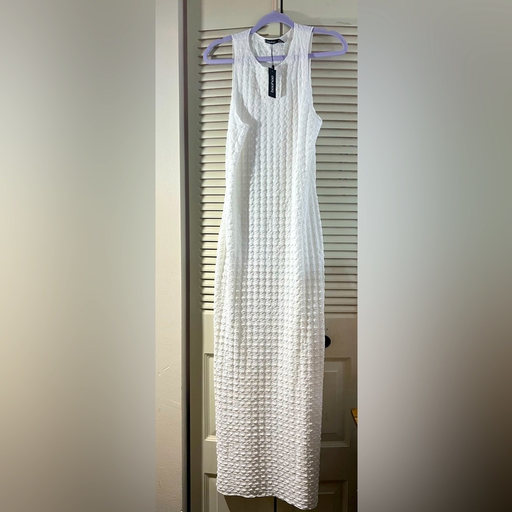 White bodycon dress size 12